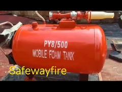 خزان الرغوة المتنقل باللون الاحمر